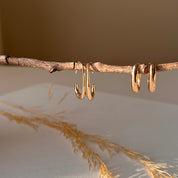 Boucles tendance plaqué or