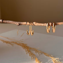 Boucles tendance plaqué or