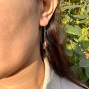 Boucles pendantes plaqué or