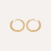 Créoles plaqué or mixte Gina