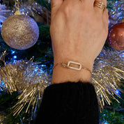 Bracelet plaqué or femme