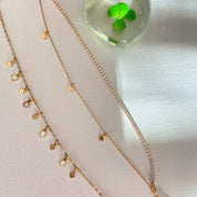 Duo de bracelets plaqué or trèfles