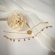 Bracelet fantaisie plaqué or