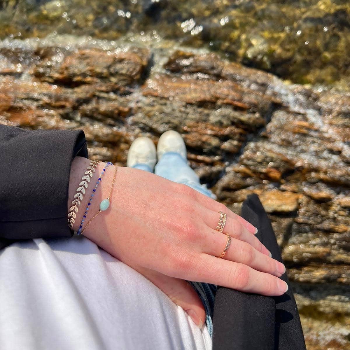 Bracelet femme plaqué or