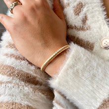 Bracelet jonc plaqué or