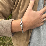 Bracelet homme câble acier