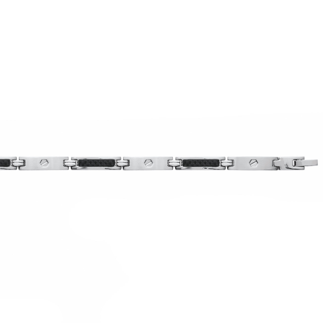 Bracelet acier et carbone