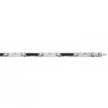 Bracelet acier et carbone