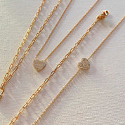 bracelet plaqué or avec coeur