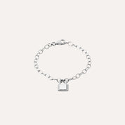 Bracelet cadenas argent Cléo
