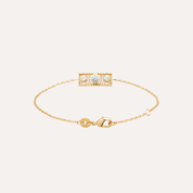 Bracelet plaqué or barrette Bonnie