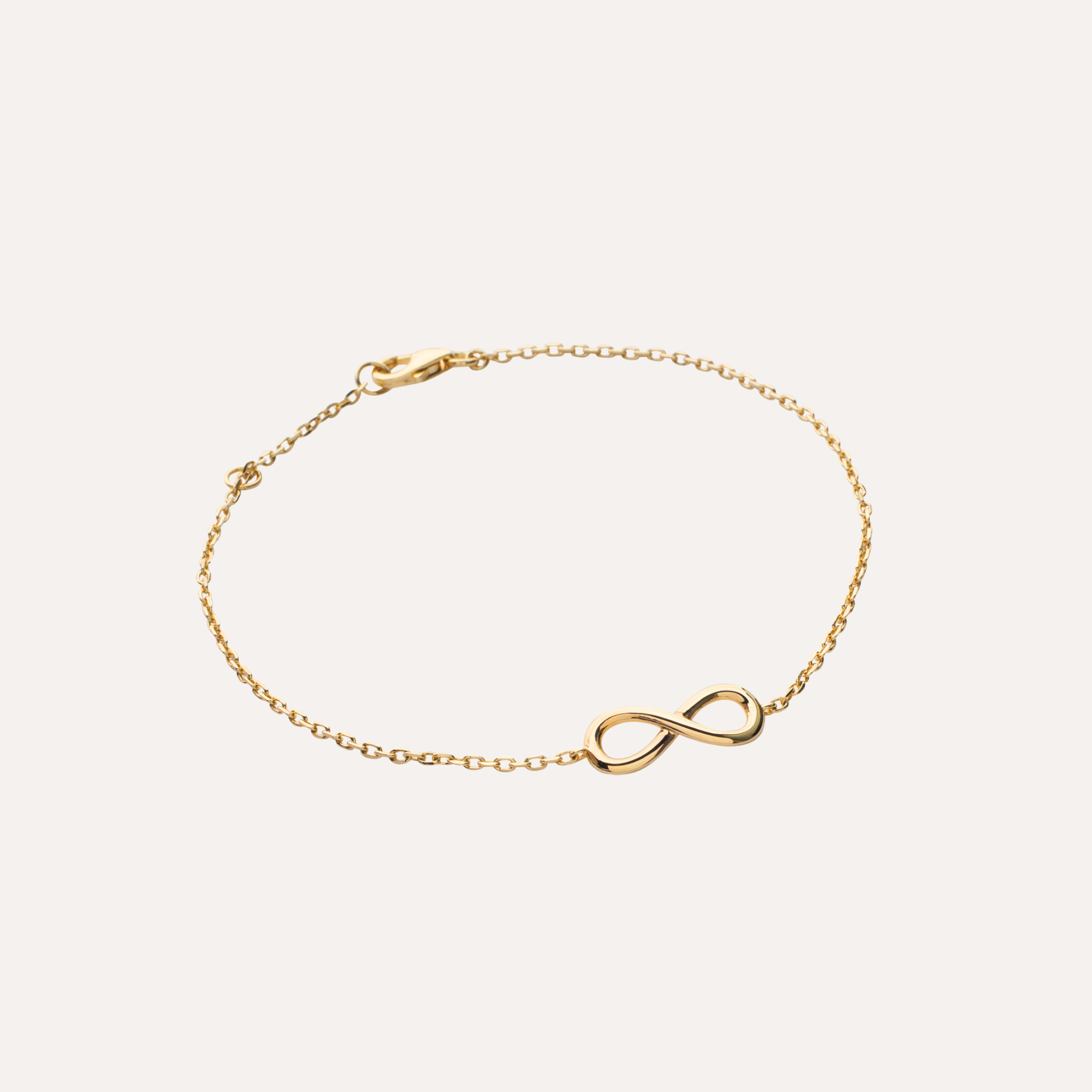 Bracelet plaqué or Infini