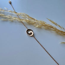 Bracelet cercles plaqué or Jodie