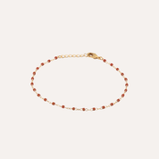 Bracelet perles Miyuki plaqué or