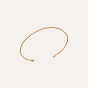 Bracelet jonc plaqué or Amélie