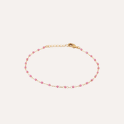 Bracelet perles Miyuki plaqué or