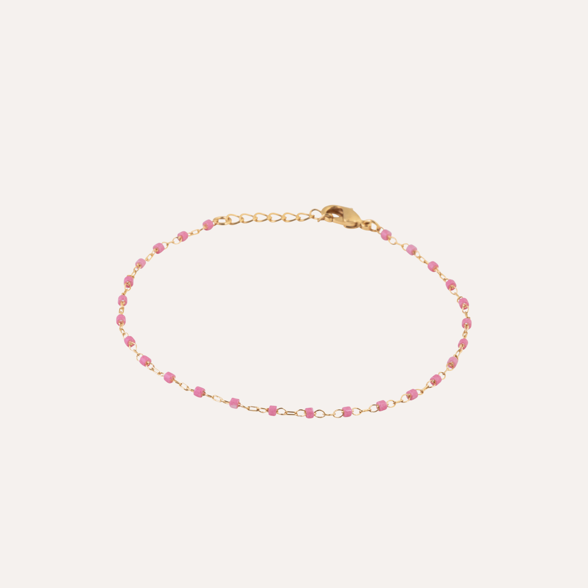 Bracelet perles Miyuki plaqué or