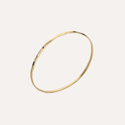 Bracelet Jonc martelé plaqué or Mia