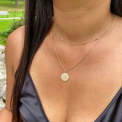 Collier plaqué or signe Zodiaque