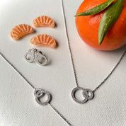 ensemble de bijoux 2 anneaux fantaisie argent