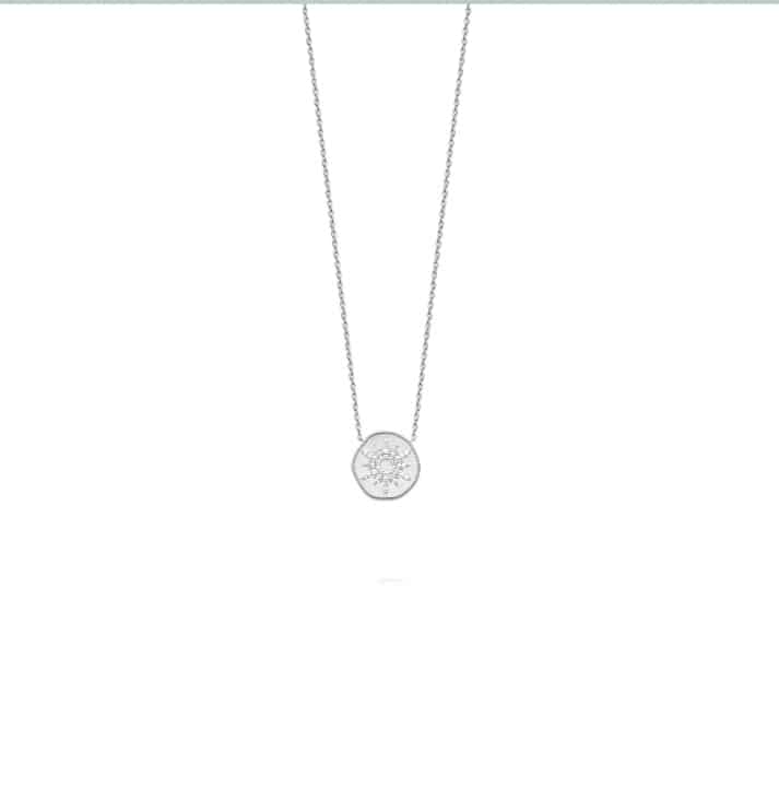 collier argent fantaisie femme