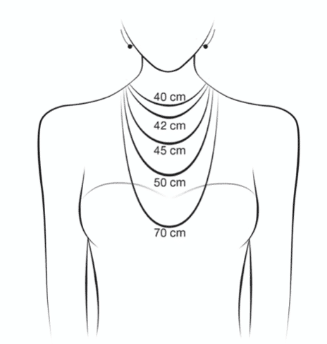 Taille des colliers Les Bijoux Chics