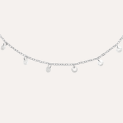 Collier argent pampilles