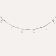 Collier argent pampilles