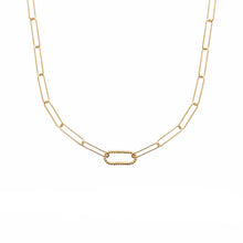 Collier chaîne plaqué or maillon pour pendentif