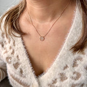 Collier plaqué or arbre de vie