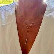 Collier décolleté plongeant argent