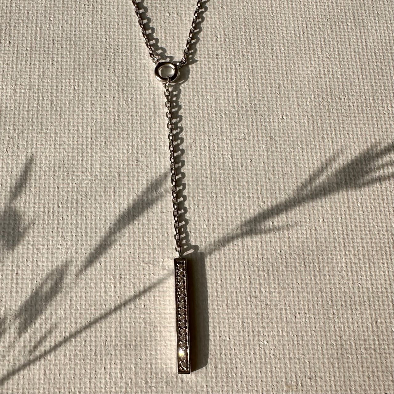 Collier décolleté plongeant argent