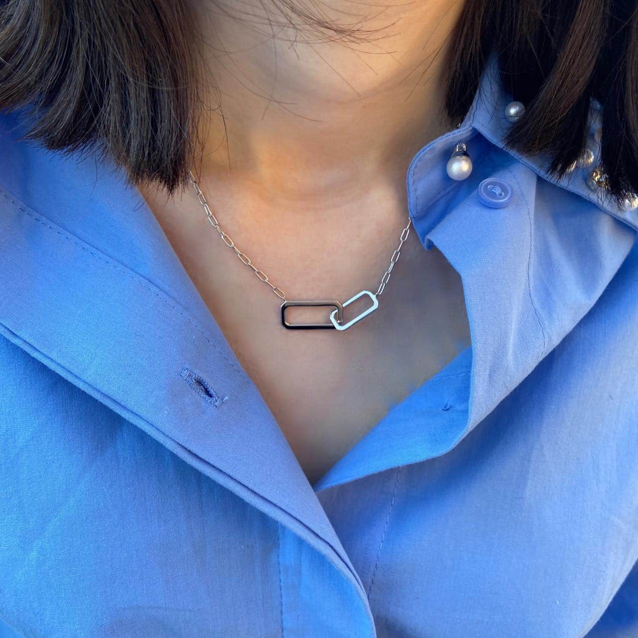 Collier femme argent