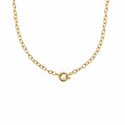 Collier fermoir bouée plaqué or