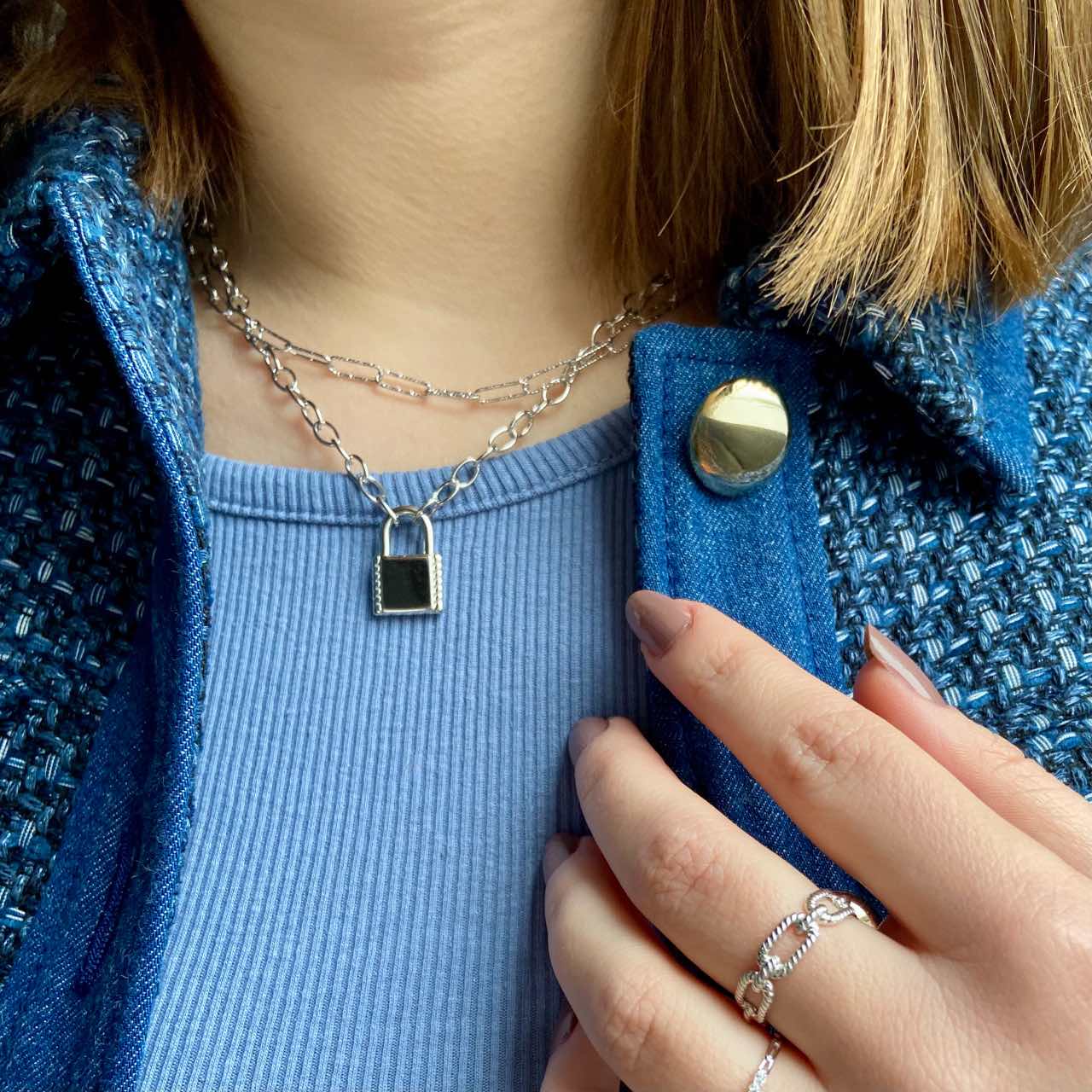 Collier argent de qualité