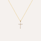Collier croix élégant