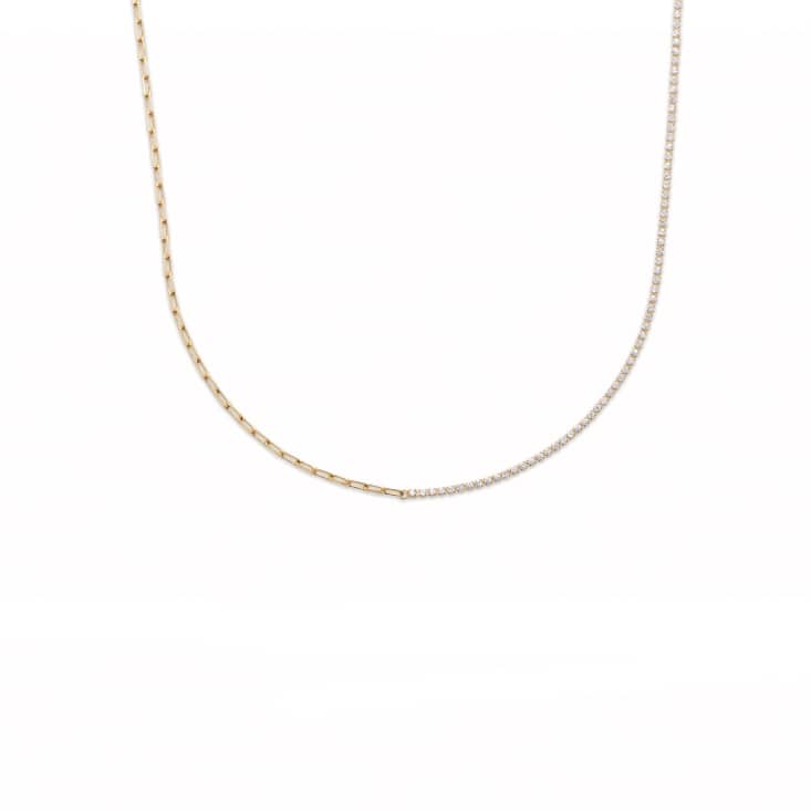 collier ras de cou plaqué or