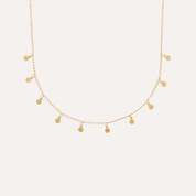 Collier pampilles plaqué or