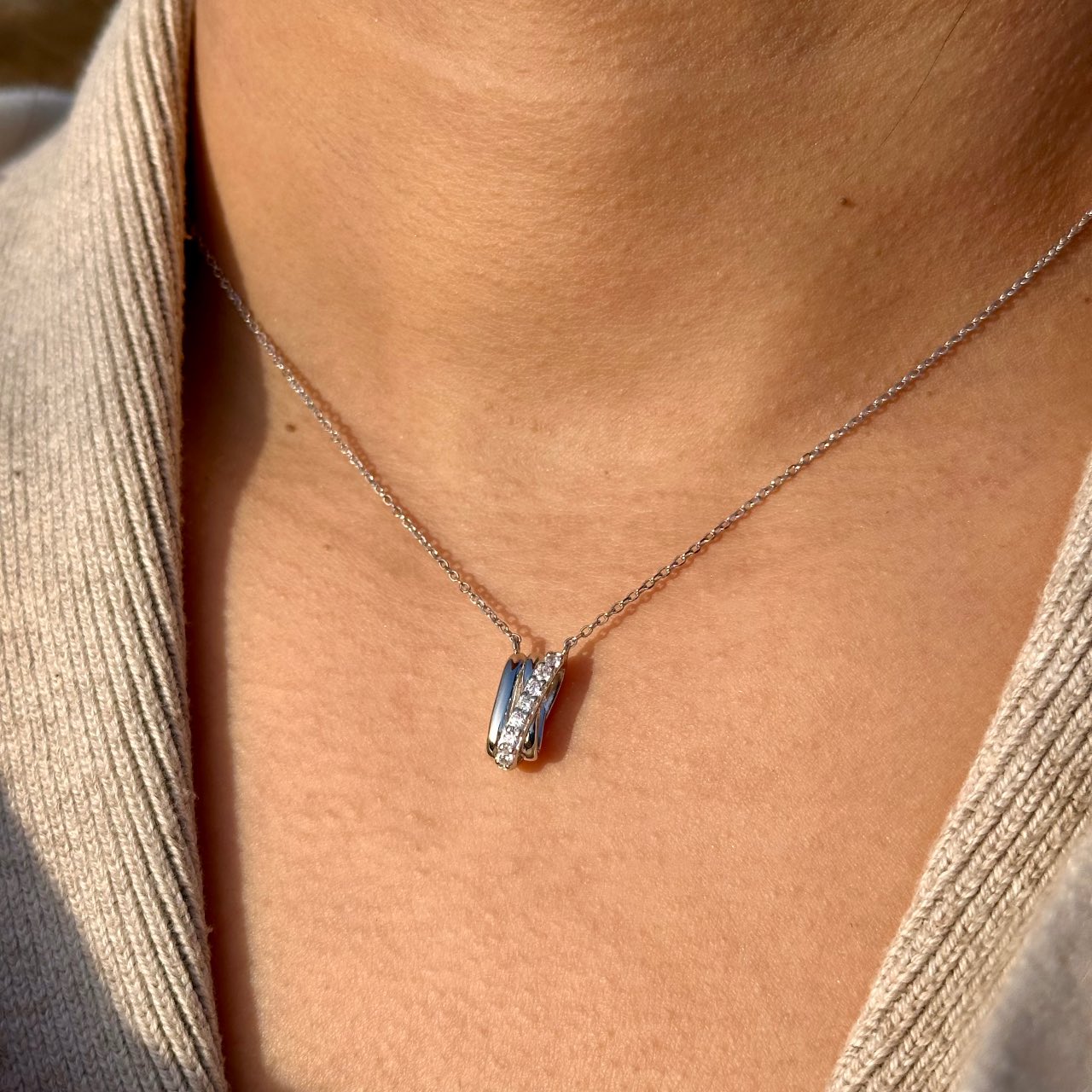 Collier femme argent