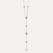 Collier argent et nacre