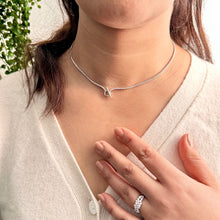 collier mariage argent