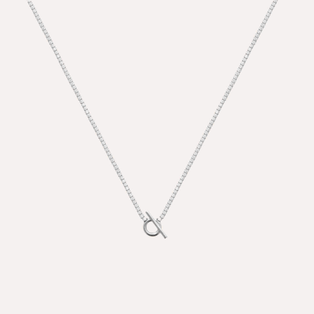 collier mariage argent