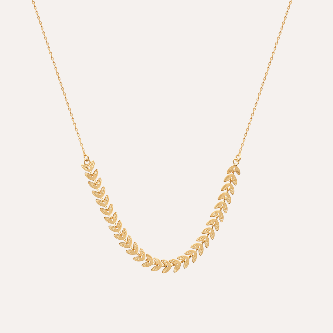 Collier plaqué or femme tendance