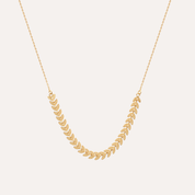 Collier plaqué or femme tendance