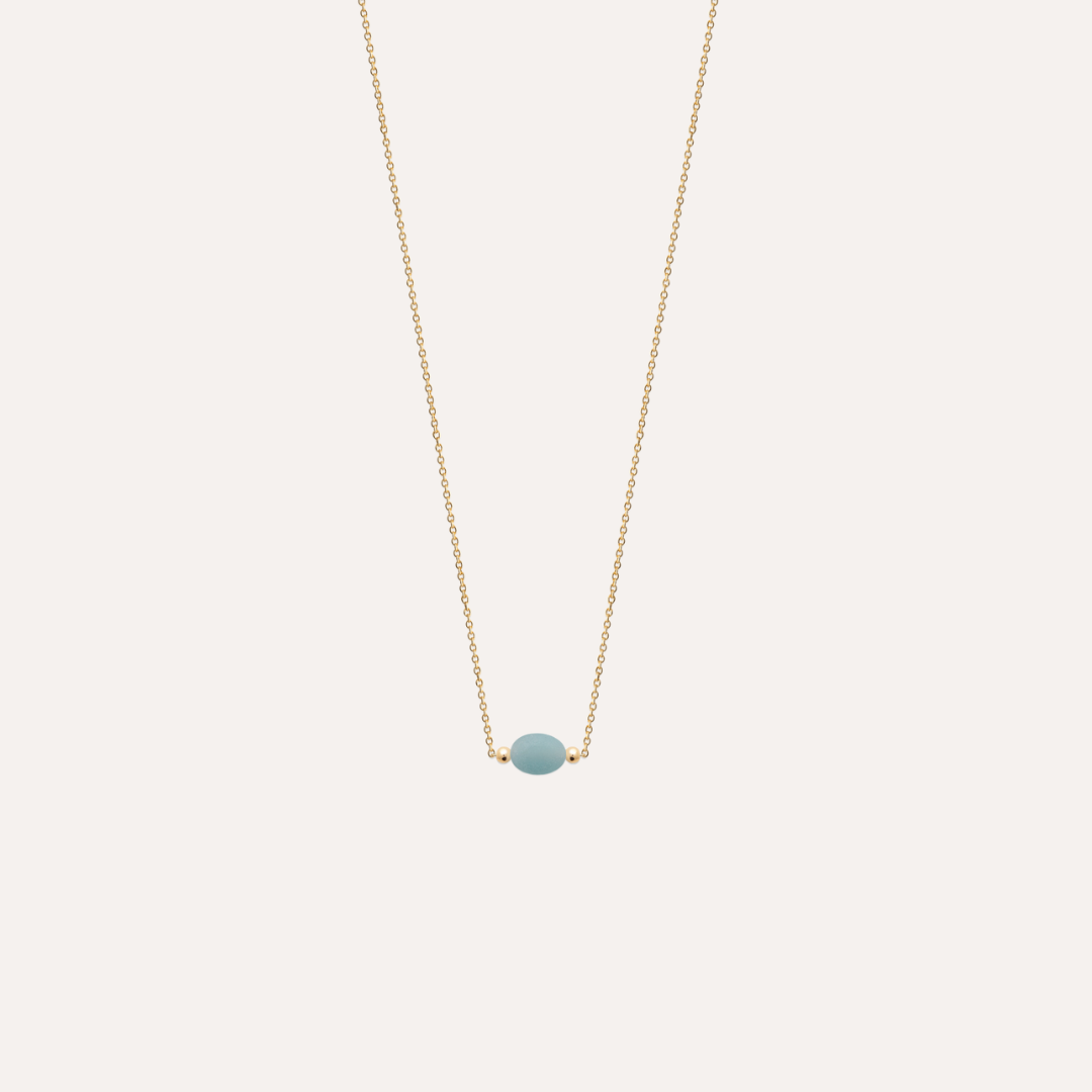 collier pierre amazonite