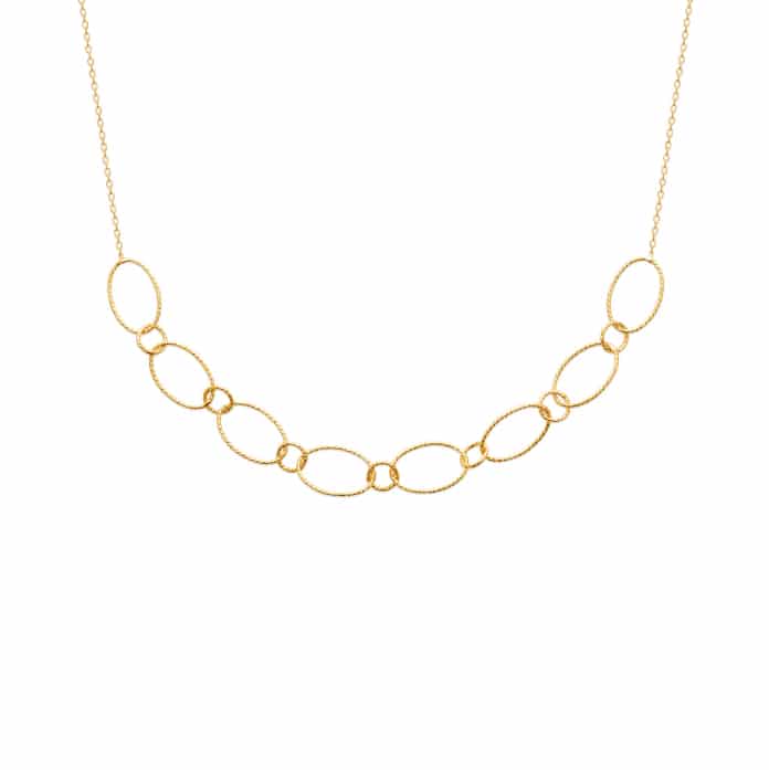 Collier chaîne plaqué or
