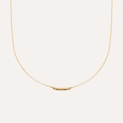 Collier plaqué or talisman