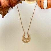 Collier ethnique plaqué or