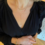 Collier ras de cou 5 étoiles zircons