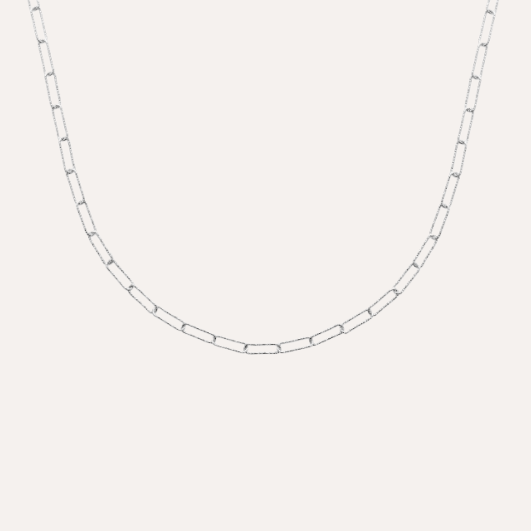 collier chaine argent